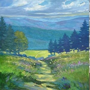 30”x30” America the Beautiful Painting